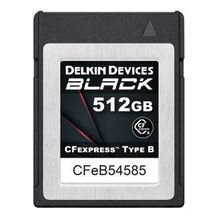 Delkin 512GB BLACK CFexpress Type B Memory Card