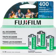 FUJIFILM 400 Color Negative Film 36 Exposure - 3 Pack