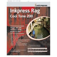 InkPress Rag Cool Tone, 200gsm, Double sided,36in. x 50ft. Roll