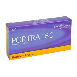 Kodak Portra 160 Color Negative Film - 120 Roll Film - 5 Pack